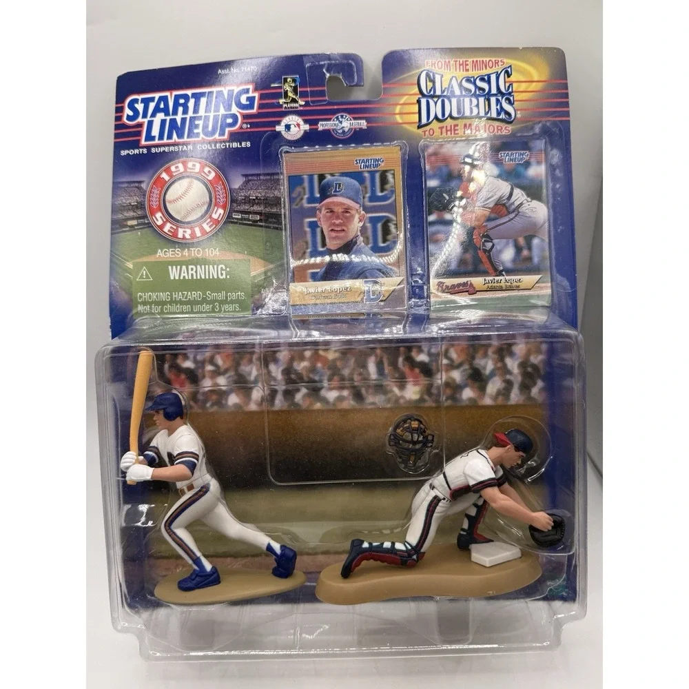 Starting Lineup Classic Doubles 1999 Series Javier Lopez Minors to Majors New - Picture 3 of 5